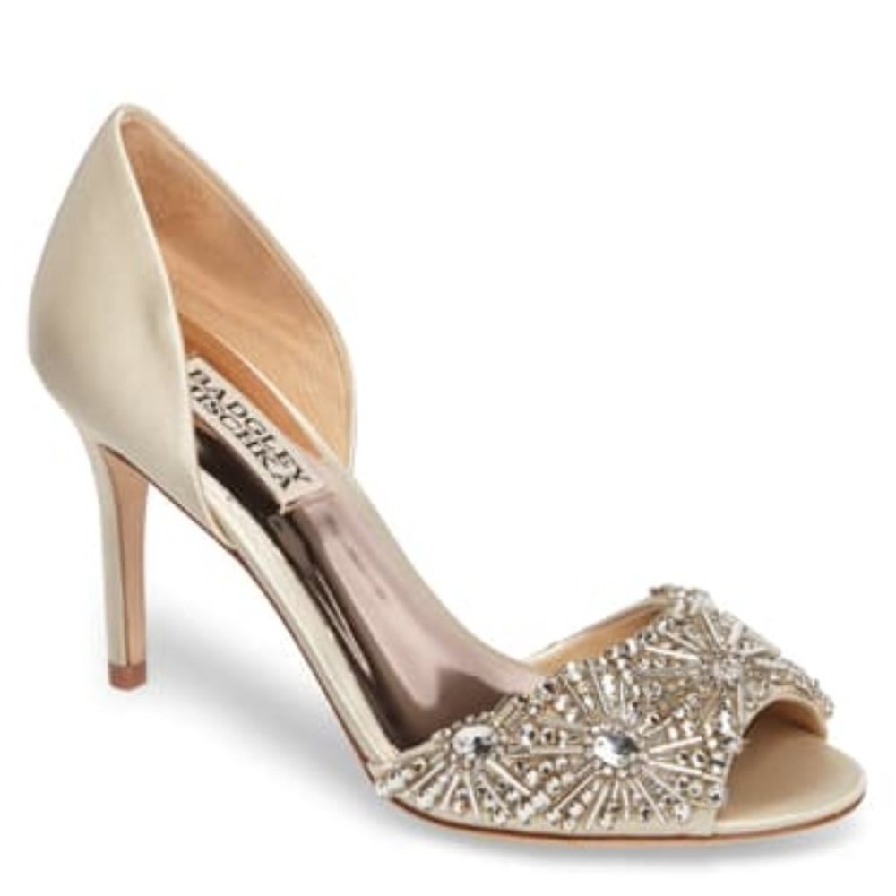 Badgley Mischka Maria Embellished d'Orsay Pump